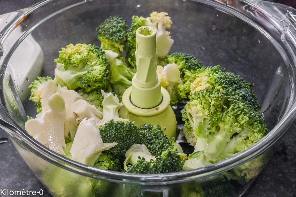 Taboulé de brocolis, pommes et noix - Étape 1
