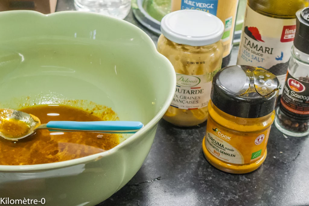 Taboulé de brocolis, pommes et noix - Étape 3