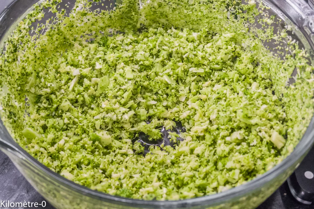 Taboulé de brocolis, pommes et noix - Étape 4