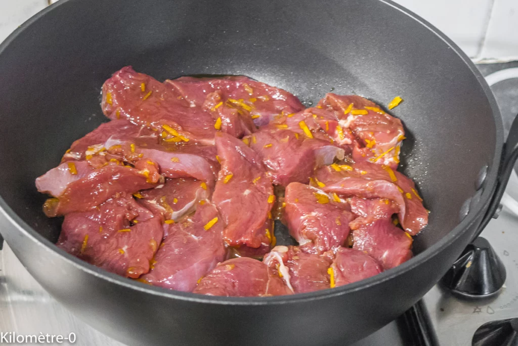 Magret de canard aux pâtes fraiches et aux mandarines - Étape 8