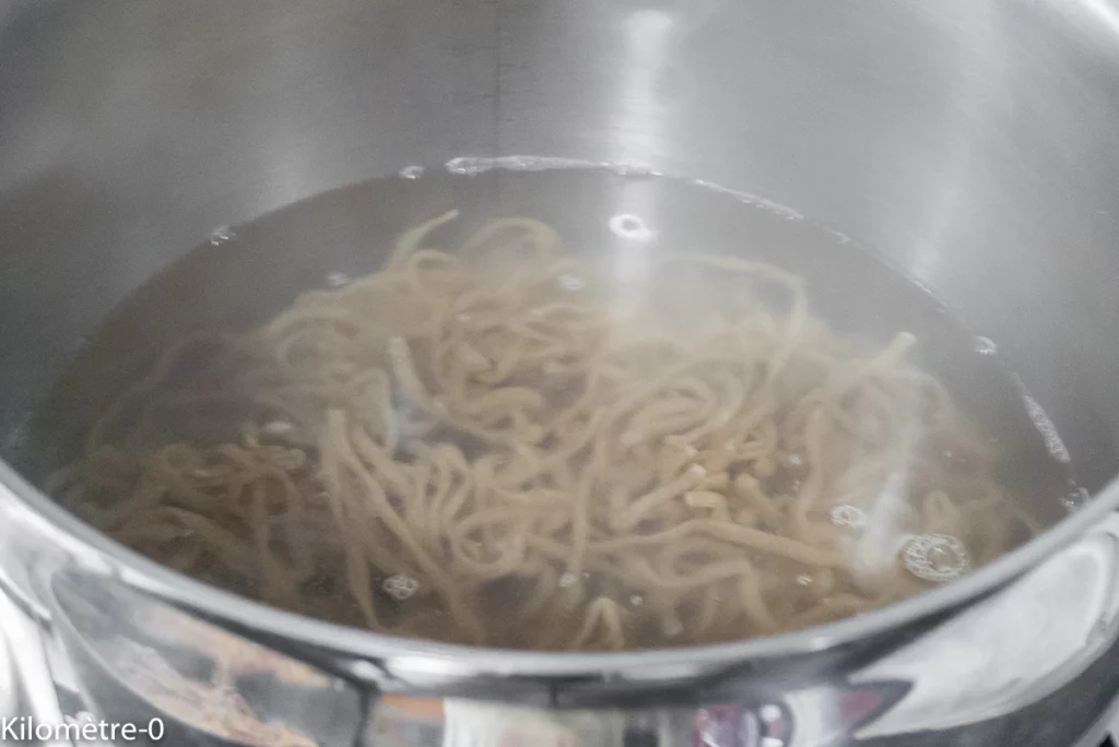 Magret de canard aux pâtes fraiches et aux mandarines - Étape 11