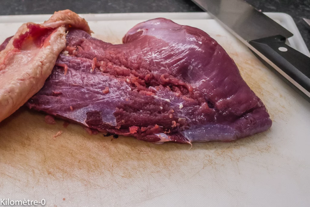 Magret de canard aux pâtes fraiches et aux mandarines - Étape 1