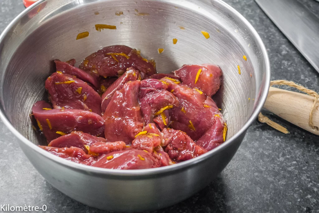 Magret de canard aux pâtes fraiches et aux mandarines - Étape 7