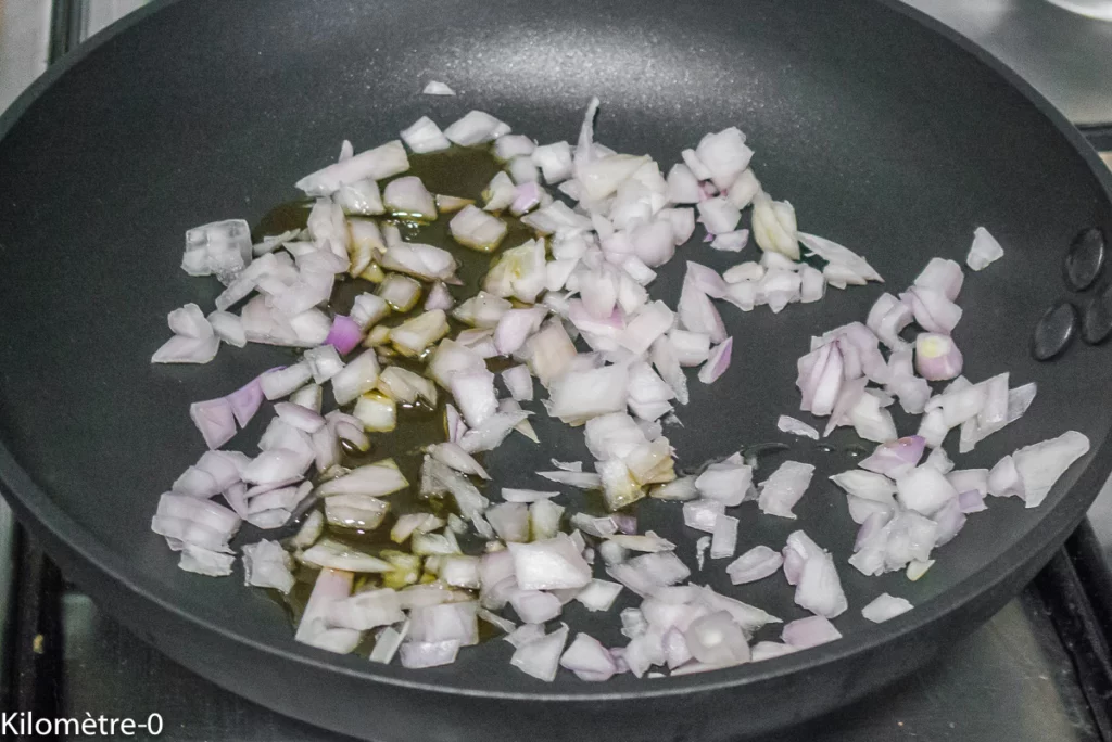 Fasseolos, omelette aux haricots - Étape 1