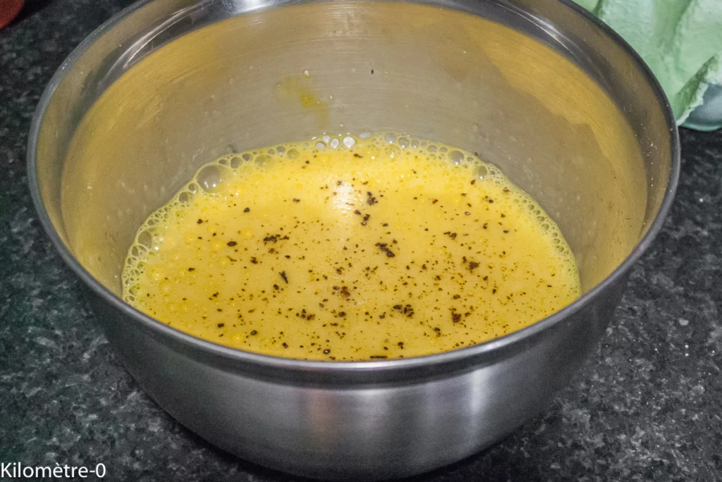 Fasseolos, omelette aux haricots - Étape 3