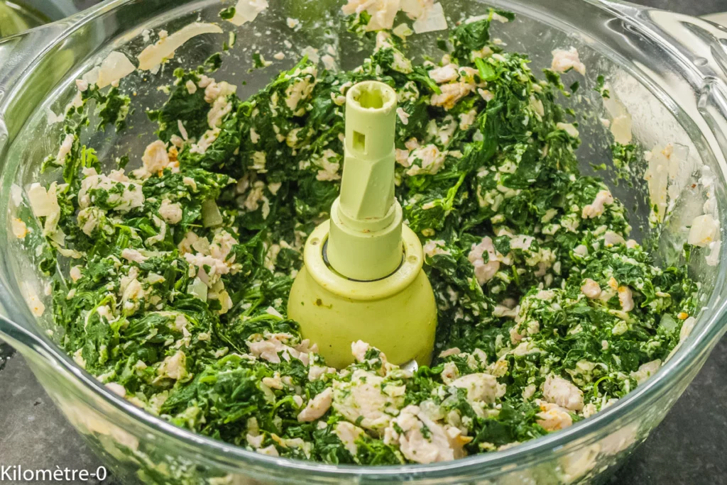 Gasteau au poulet et aux épinards - Étape 10