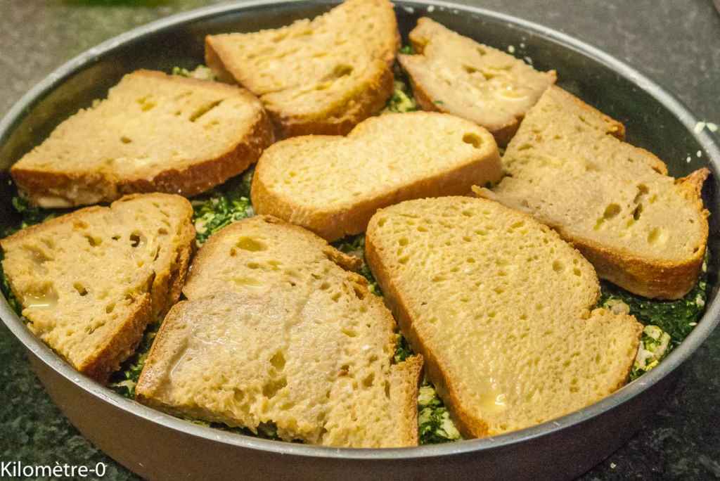 Gasteau au poulet et aux épinards - Étape 14