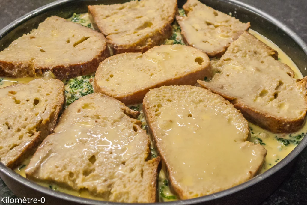 Gasteau au poulet et aux épinards - Étape 15