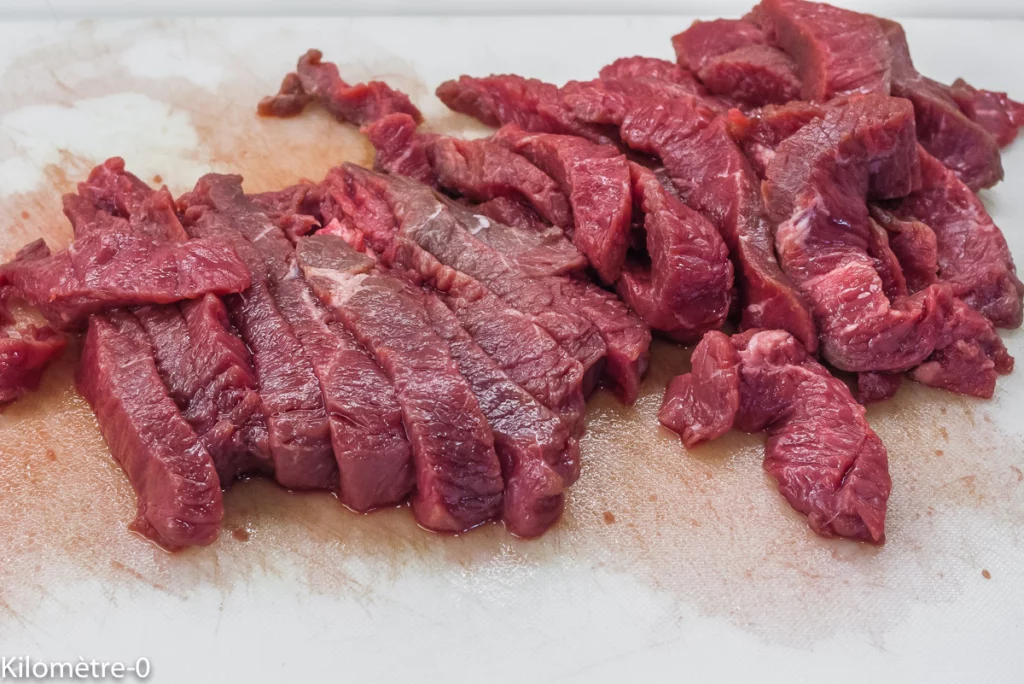 Boeuf au gingembre et à la sauce soja - Étape 4