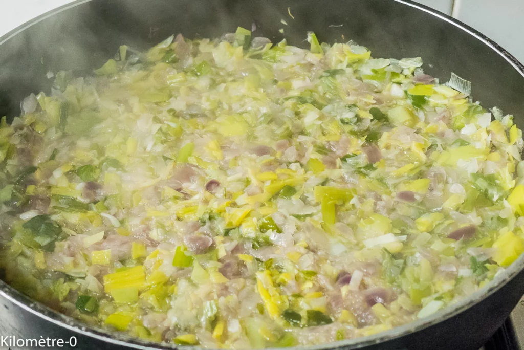 Porée blanche - Étape 7