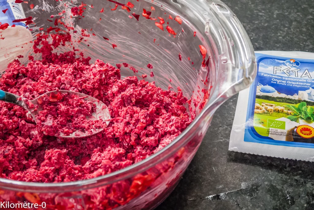 Nids de céleri et betterave pour oeufs - Étape 2