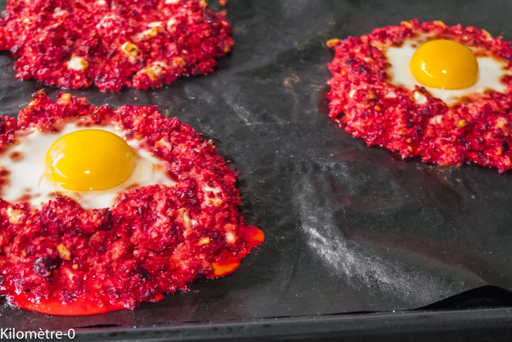 Nids de céleri et betterave pour oeufs - Étape 6