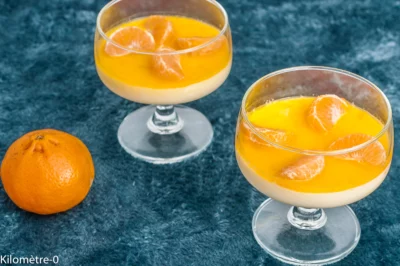 Photo de recette, italienne, panna cotta , crème, agrumes, mandarines, clémentines, facile, rapide, léger, dessert, verrine, bio, Kilomètre-0, blog de cuisine réalisée à partir de produits de saison et issus de circuits courts