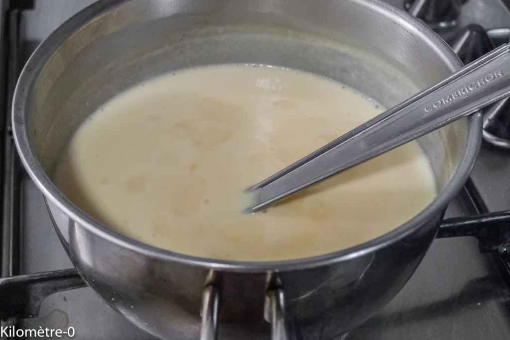 Panna cotta aux mandarines - Étape 3