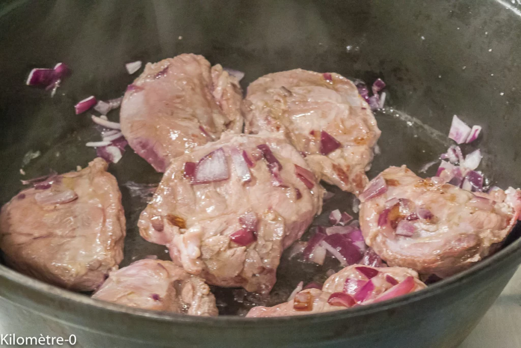 Joues de porc au chou et à la bière - Étape 4