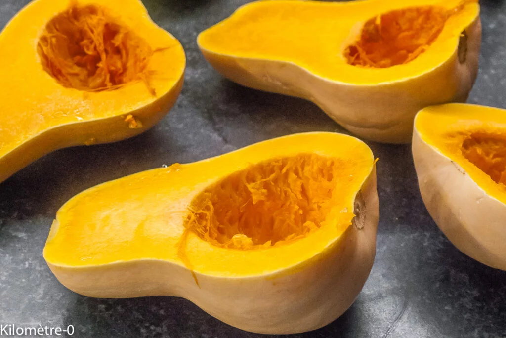 Gratin de courge butternut - Étape 1