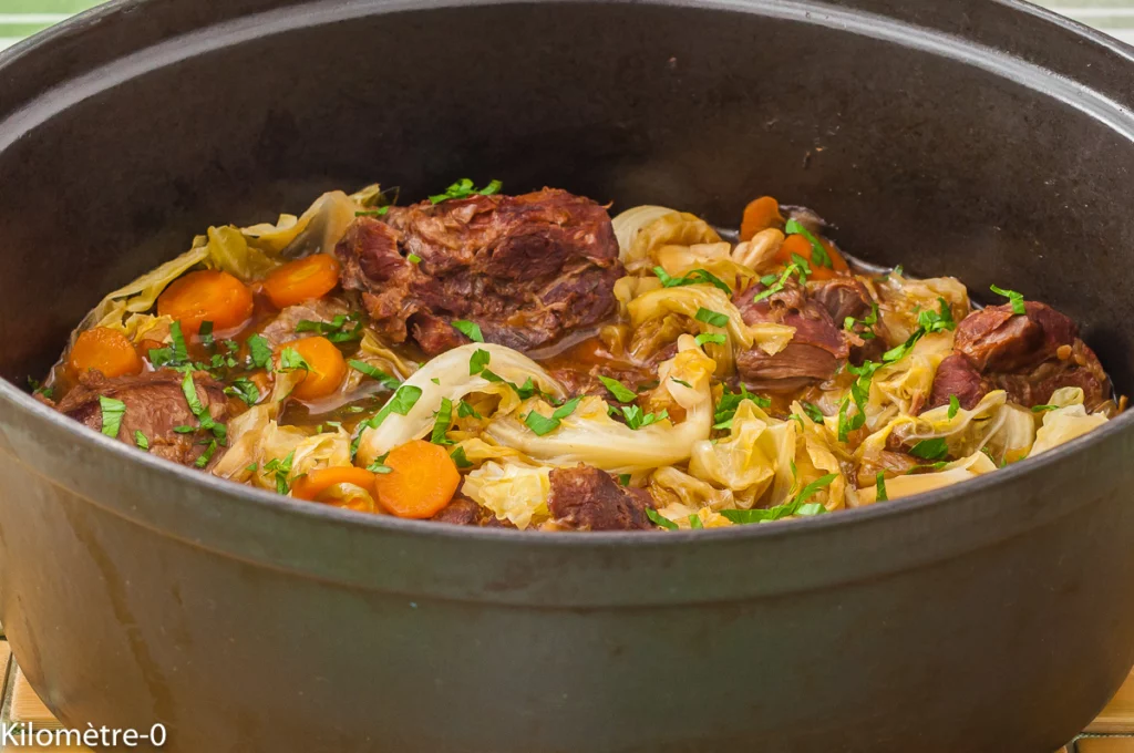 Joues de porc au chou et à la bière - Étape 10