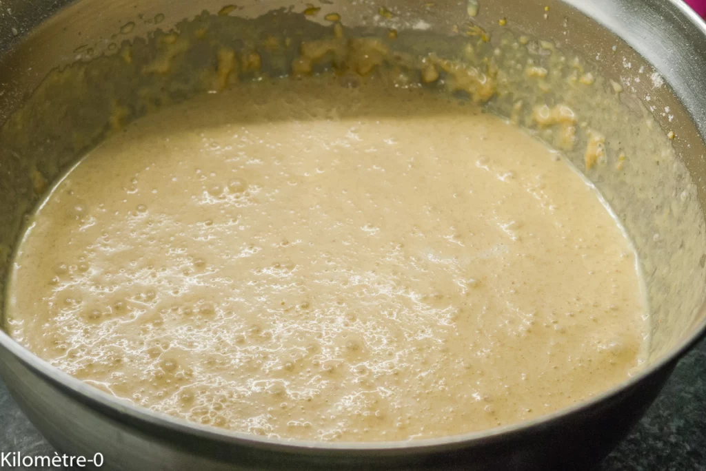 Crêpes aux épinards, crudités et oeufs - Étape 2