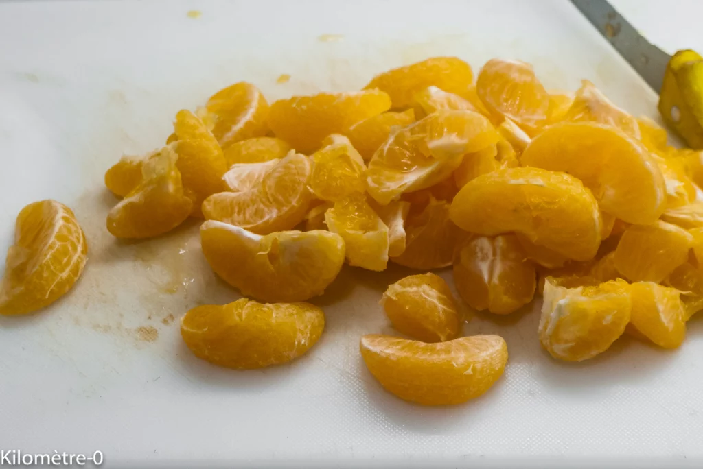 Poêlée de saint jacques aux mandarines - Étape 3