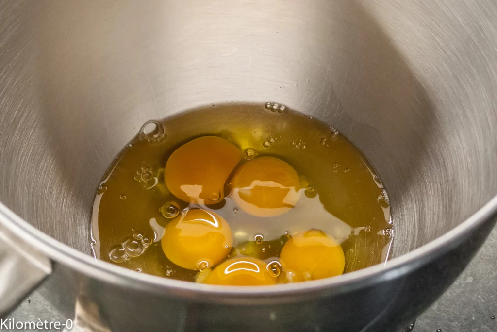Pão de Ló, gâteau portugais de Pâques et Noël - Étape 1