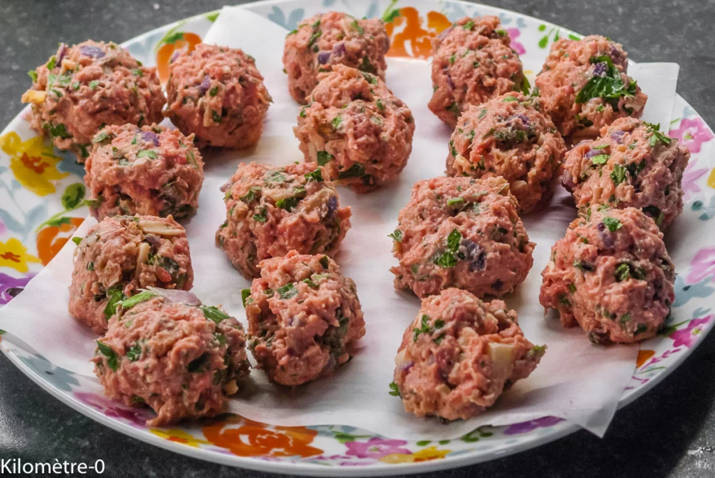 Boulettes de boeuf aux olives et citron confit - Étape 6
