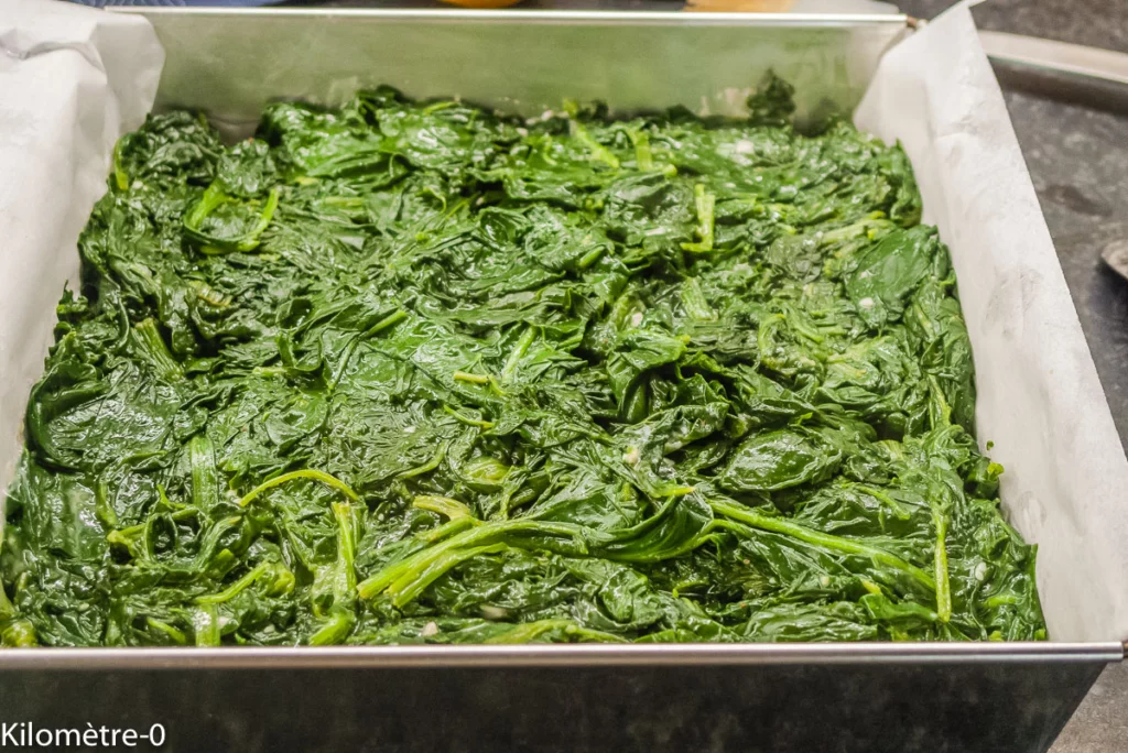 Lasagnes au saumon et aux épinards - Étape 12