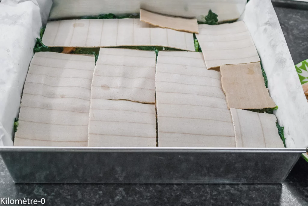 Lasagnes au saumon et aux épinards - Étape 13