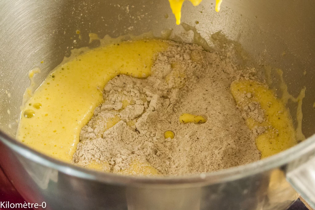 Gâteau au sarrasin et aux mûres - Étape 5