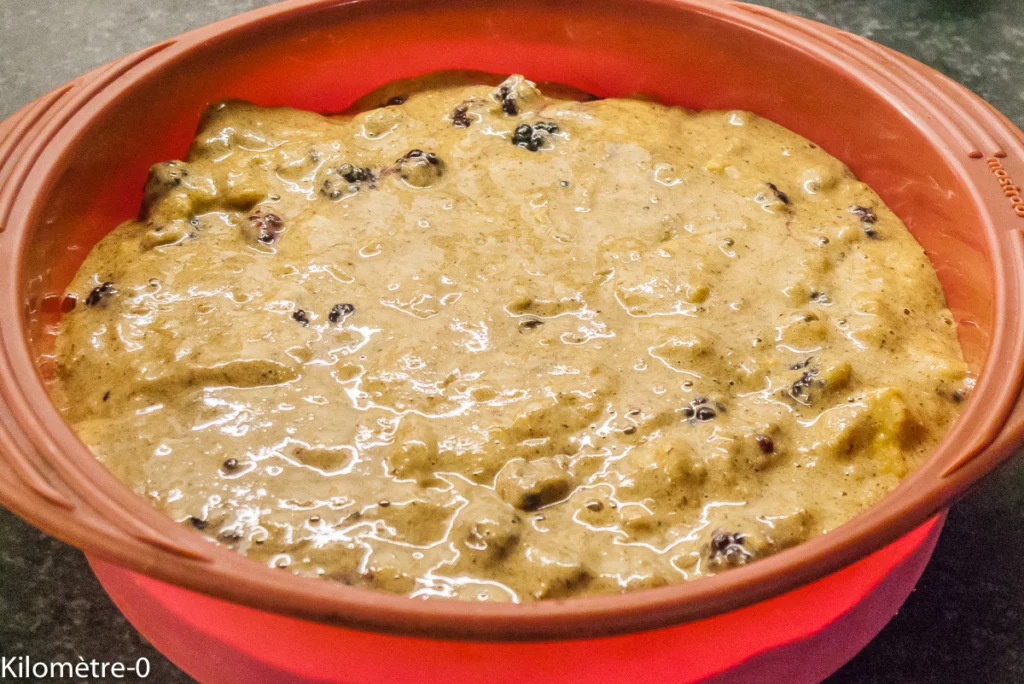 Gâteau au sarrasin et aux mûres - Étape 8