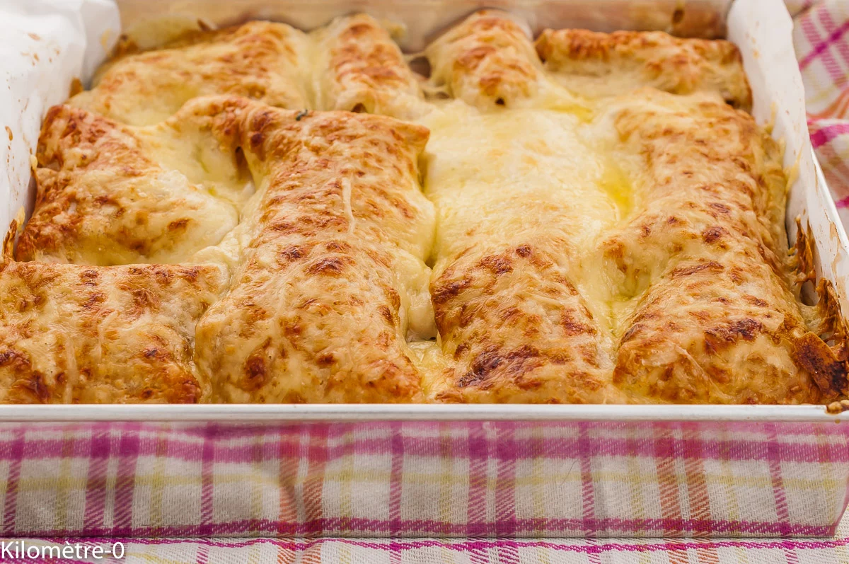 Photo de recette de lasagnes, pâte, saumon, épinards, facile, Kilomètre-0, blog de cuisine réalisée à partir de produits de saison et issus de circuits courts