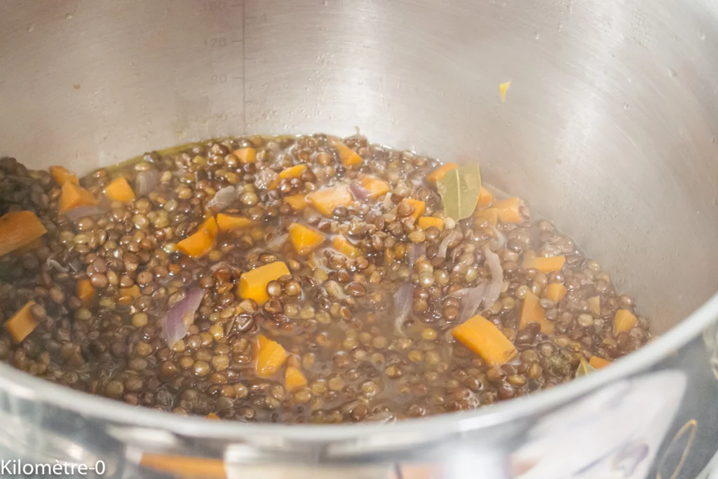 Pâtes aux lentilles et noix de cajou - Étape 7