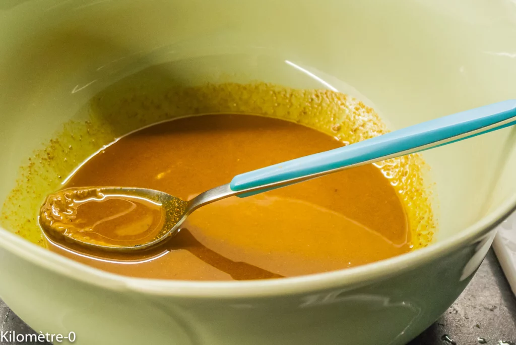 Salade de semoule aux haricots rouges, petits pois, carottes et radis - Étape 5