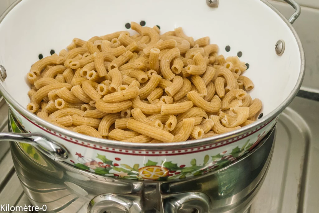 Salade de pâtes aux lentilles, poireaux et betteraves - Étape 5