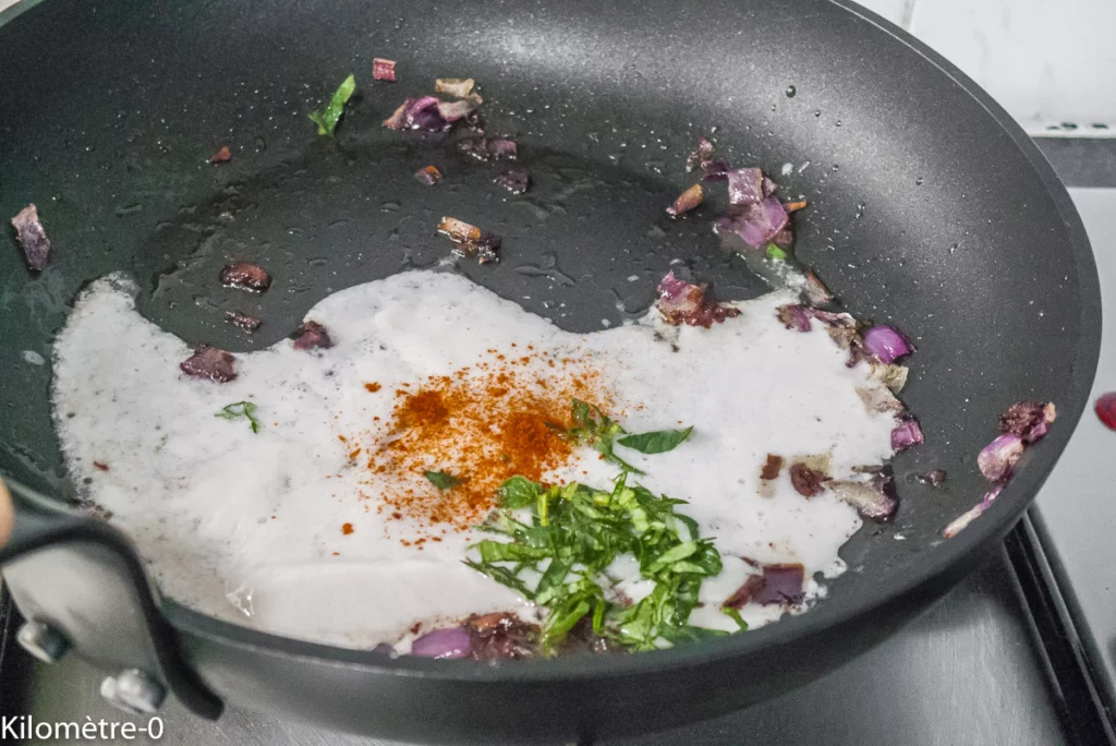 Boudins à la créole au lait de coco - Étape 7