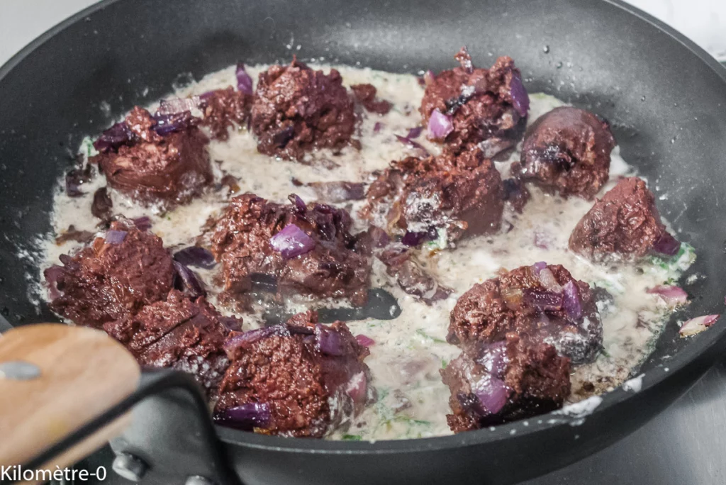 Boudins à la créole au lait de coco - Étape 8