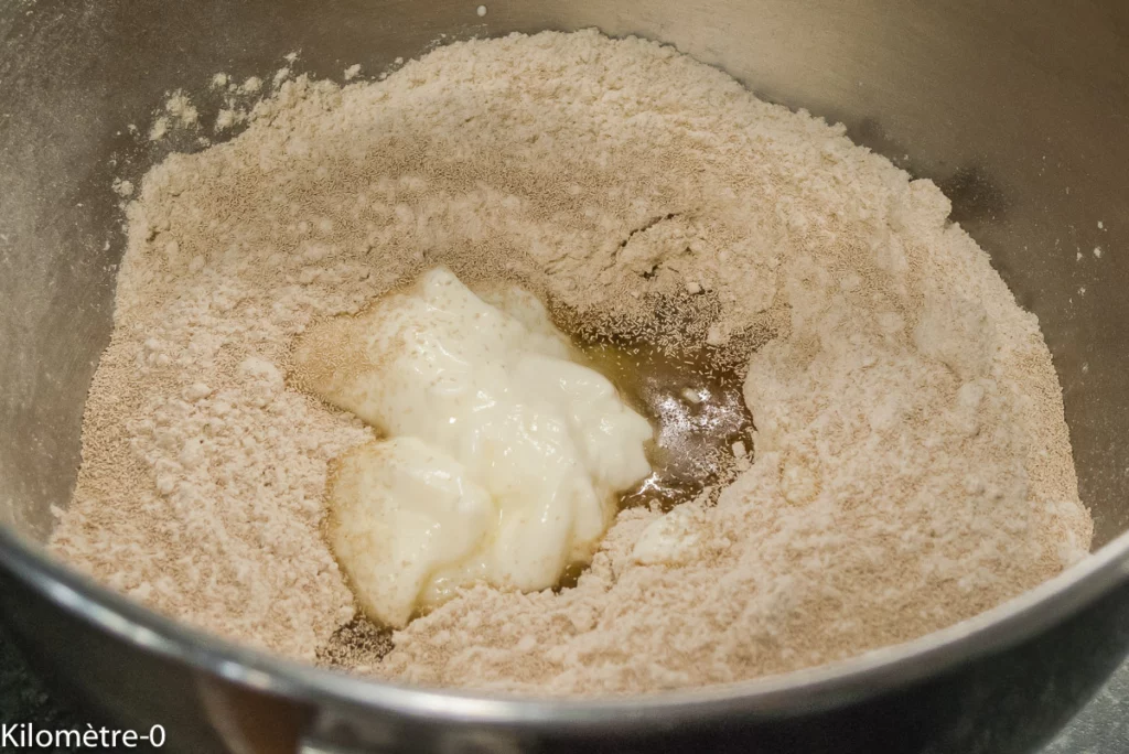Naan aux haricots blancs et aux épinards - Étape 2