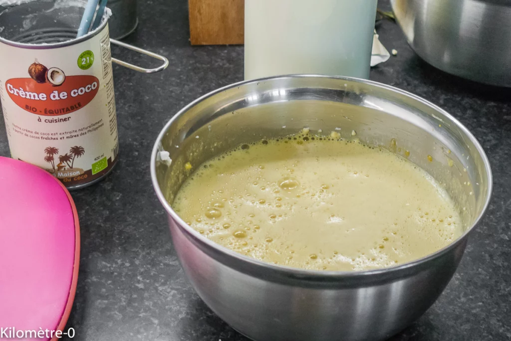 Crème coco au four vapeur - Étape 3