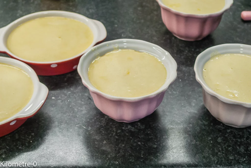 Crème coco au four vapeur - Étape 4