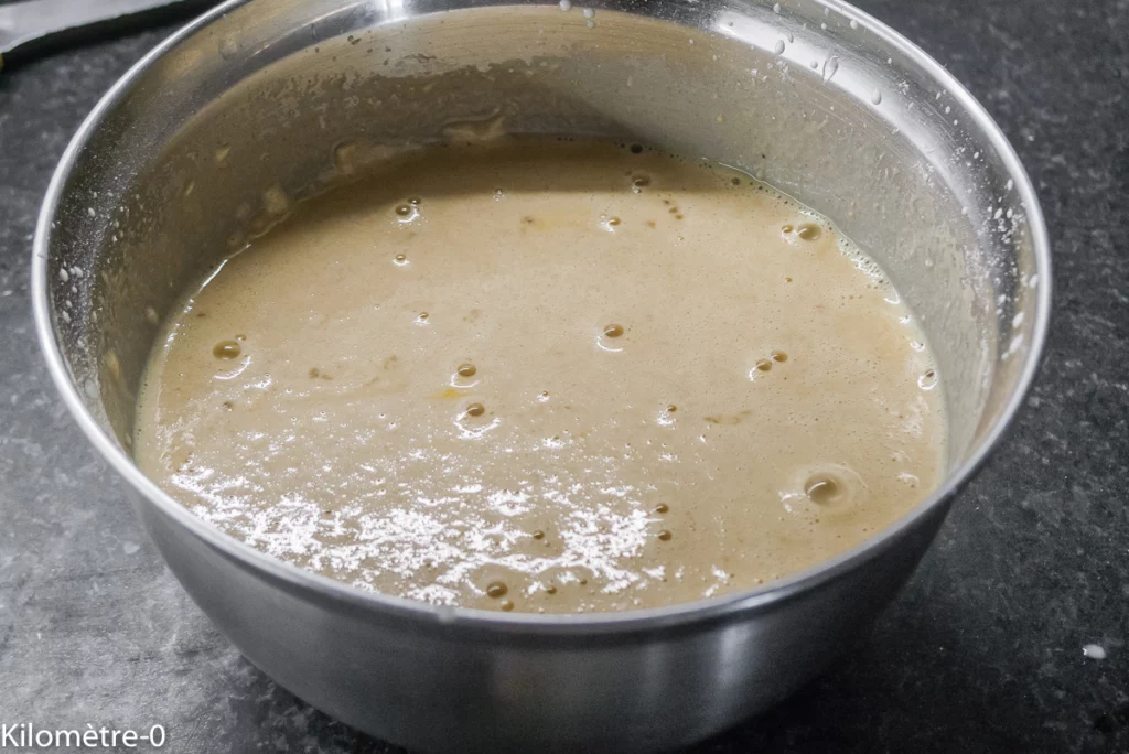 Apfelpfannküchen, crêpes allemandes aux pommes - Étape 3