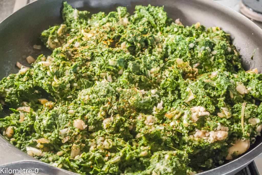 Naan aux haricots blancs et aux épinards - Étape 13