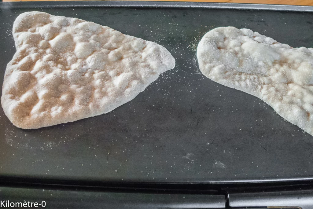 Naan aux haricots blancs et aux épinards - Étape 17