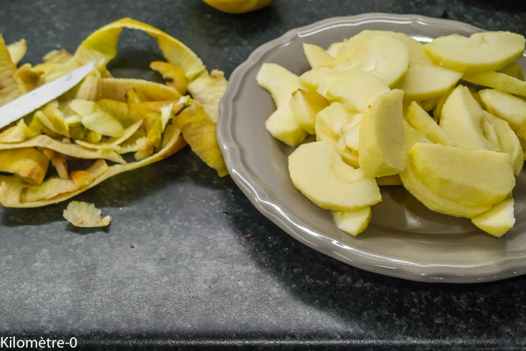 Apfelpfannküchen, crêpes allemandes aux pommes - Étape 4