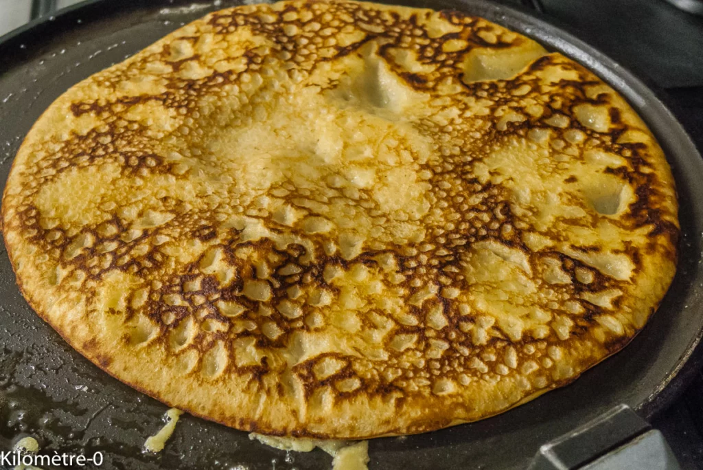 Apfelpfannküchen, crêpes allemandes aux pommes - Étape 7