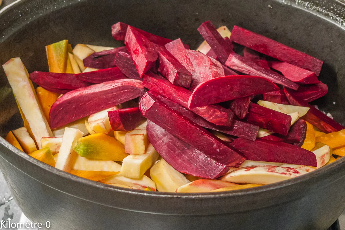 Photo de recette de Kilomètre-0, blog de cuisine réalisée à partir de produits de saison et issus de circuits courts