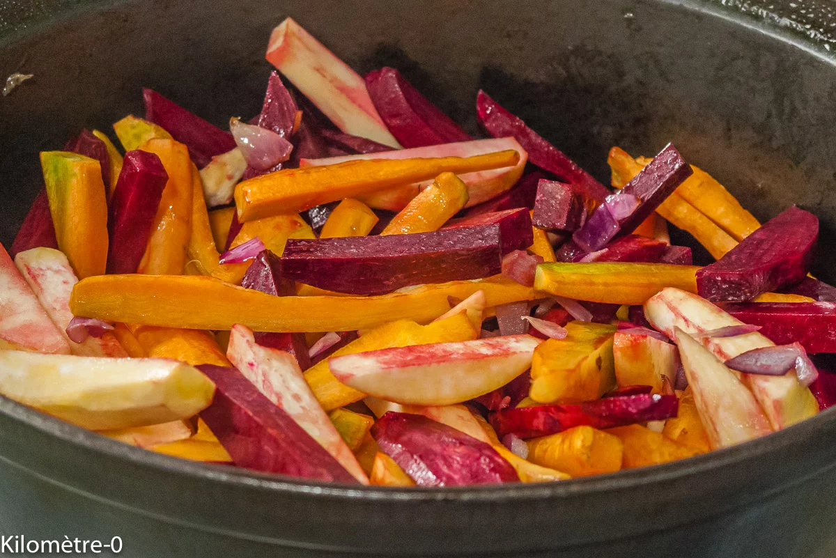 Photo de recette de Kilomètre-0, blog de cuisine réalisée à partir de produits de saison et issus de circuits courts