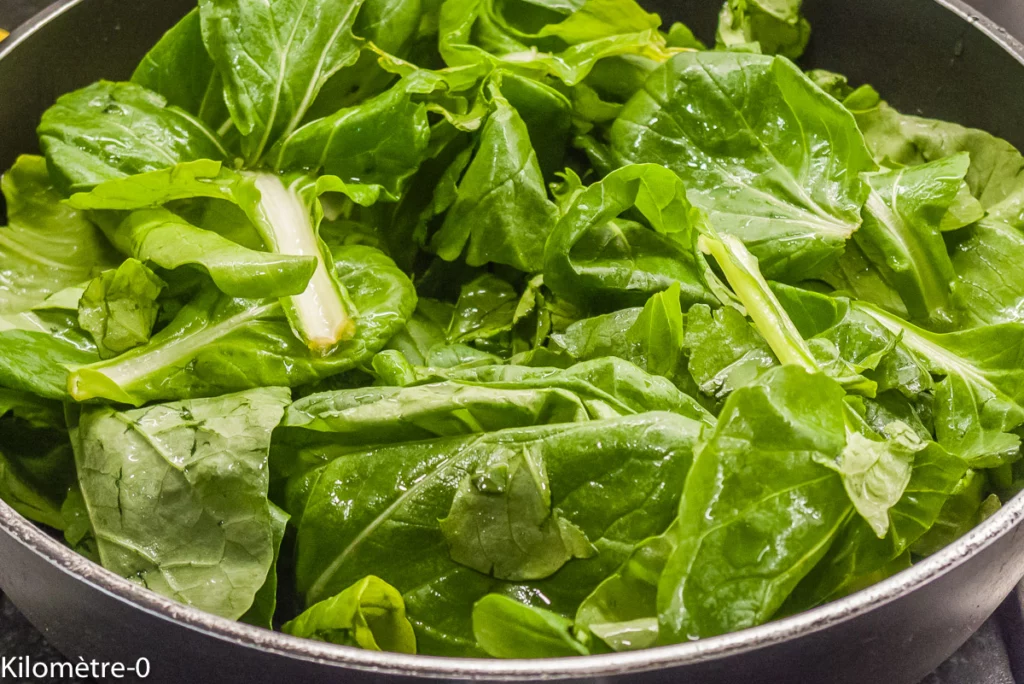 Pâtes fraiches au boeuf et au chou tatsoi - Étape 4