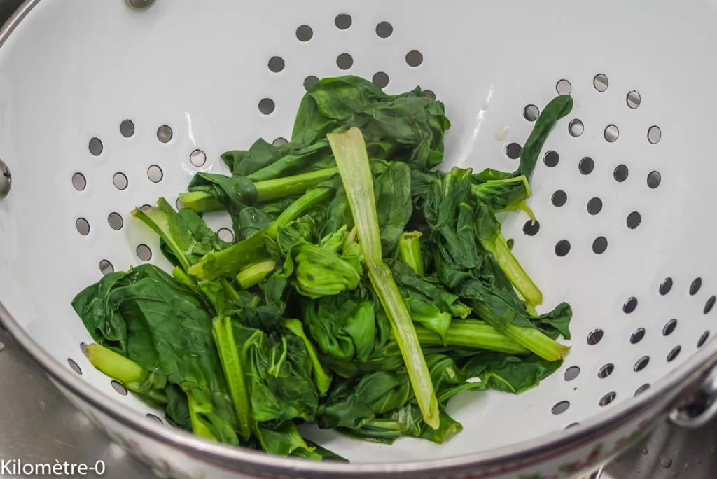 Pâtes fraiches au boeuf et au chou tatsoi - Étape 5