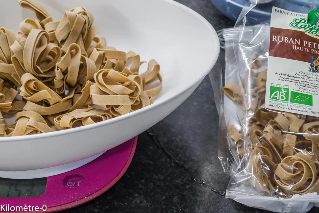 Pâtes fraiches au boeuf et au chou tatsoi - Étape 6