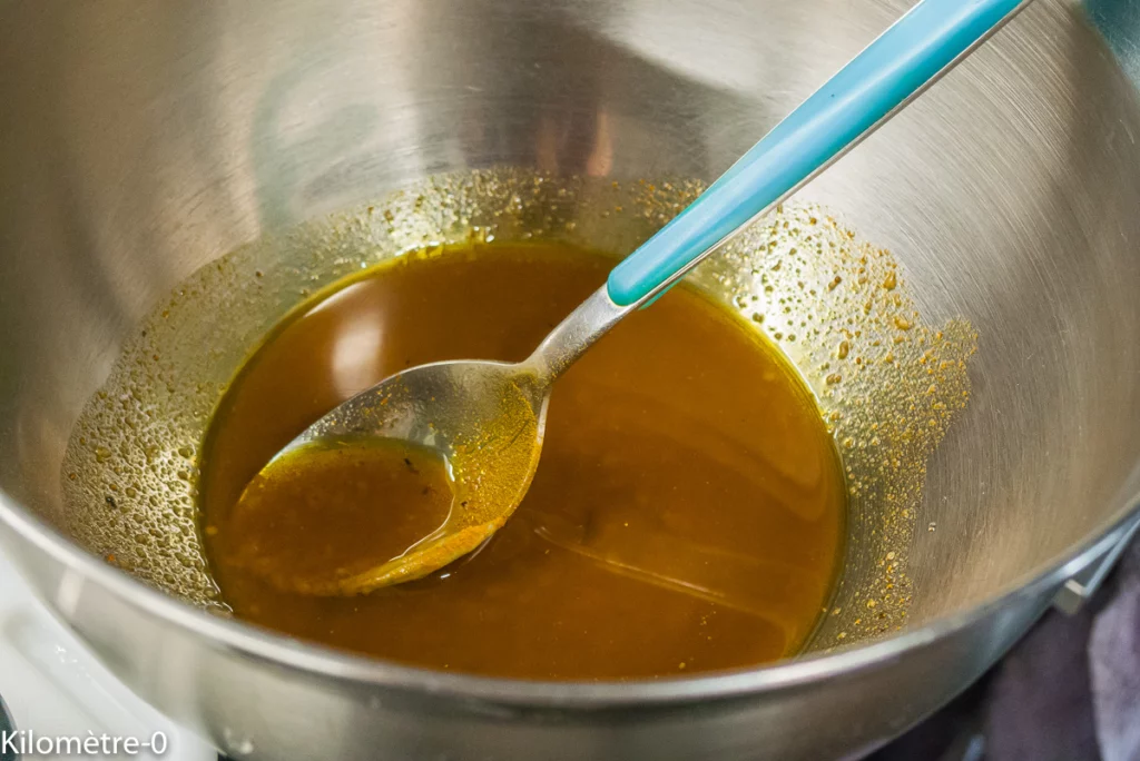 Salade de millet aux légumes de printemps (asperges vertes, radis) - Étape 6