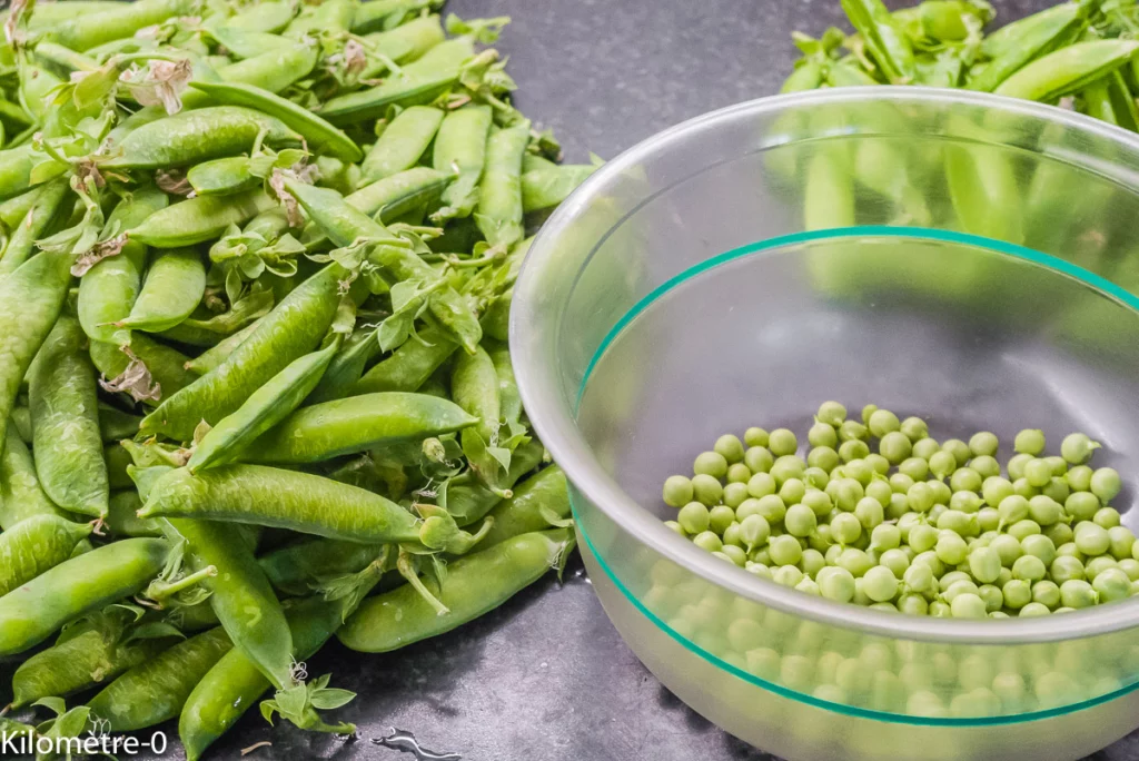 Tarte aux petits pois, poireaux, carottes et fêta - Étape 1